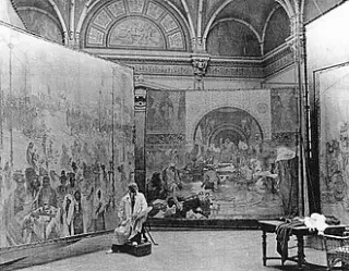 «Славянская эпопея» Мухи — Модерн (ар-нуво)