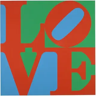 Скульптура LOVE — Поп-арт